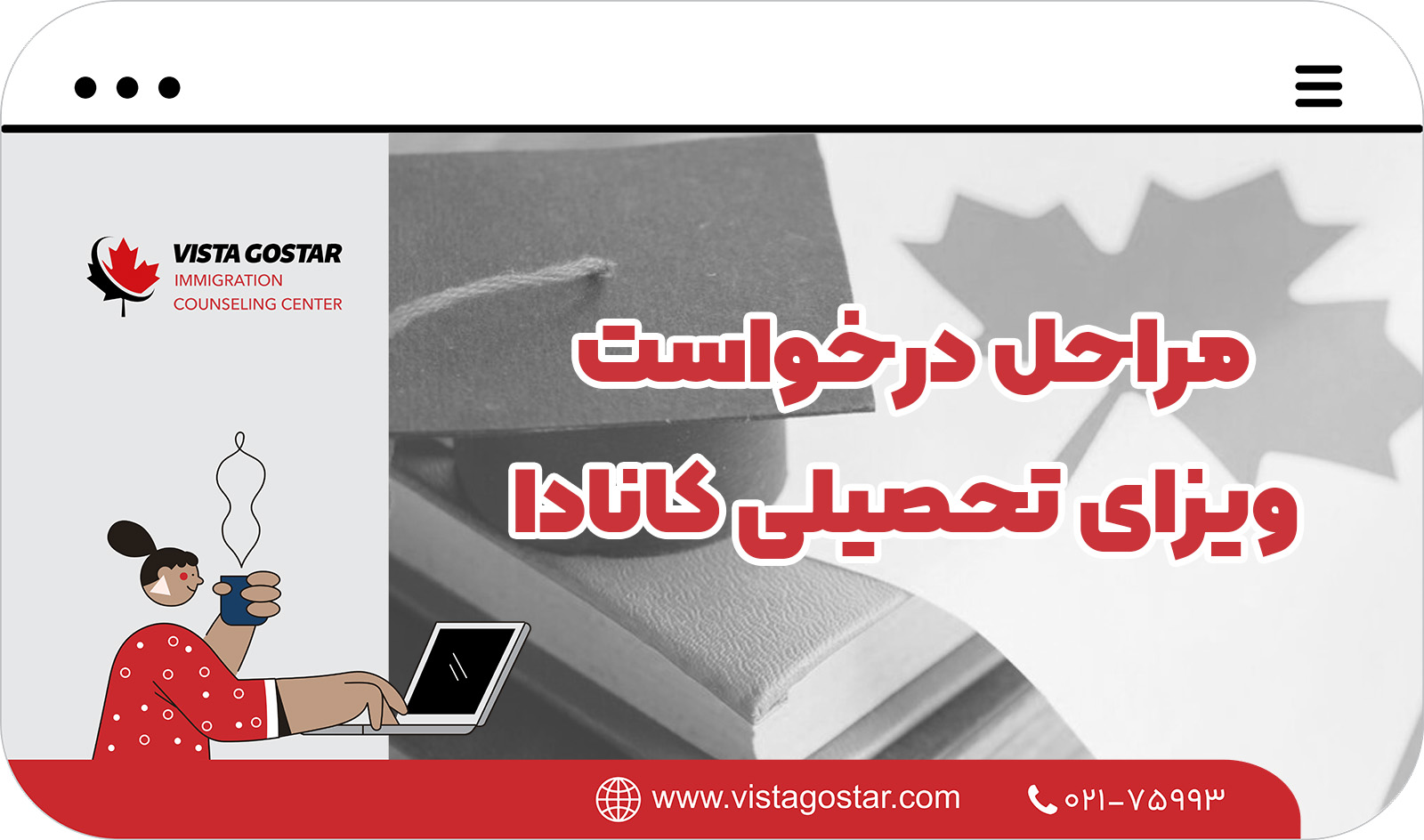 📝 مراحل درخواست ویزای تحصیلی کانادا