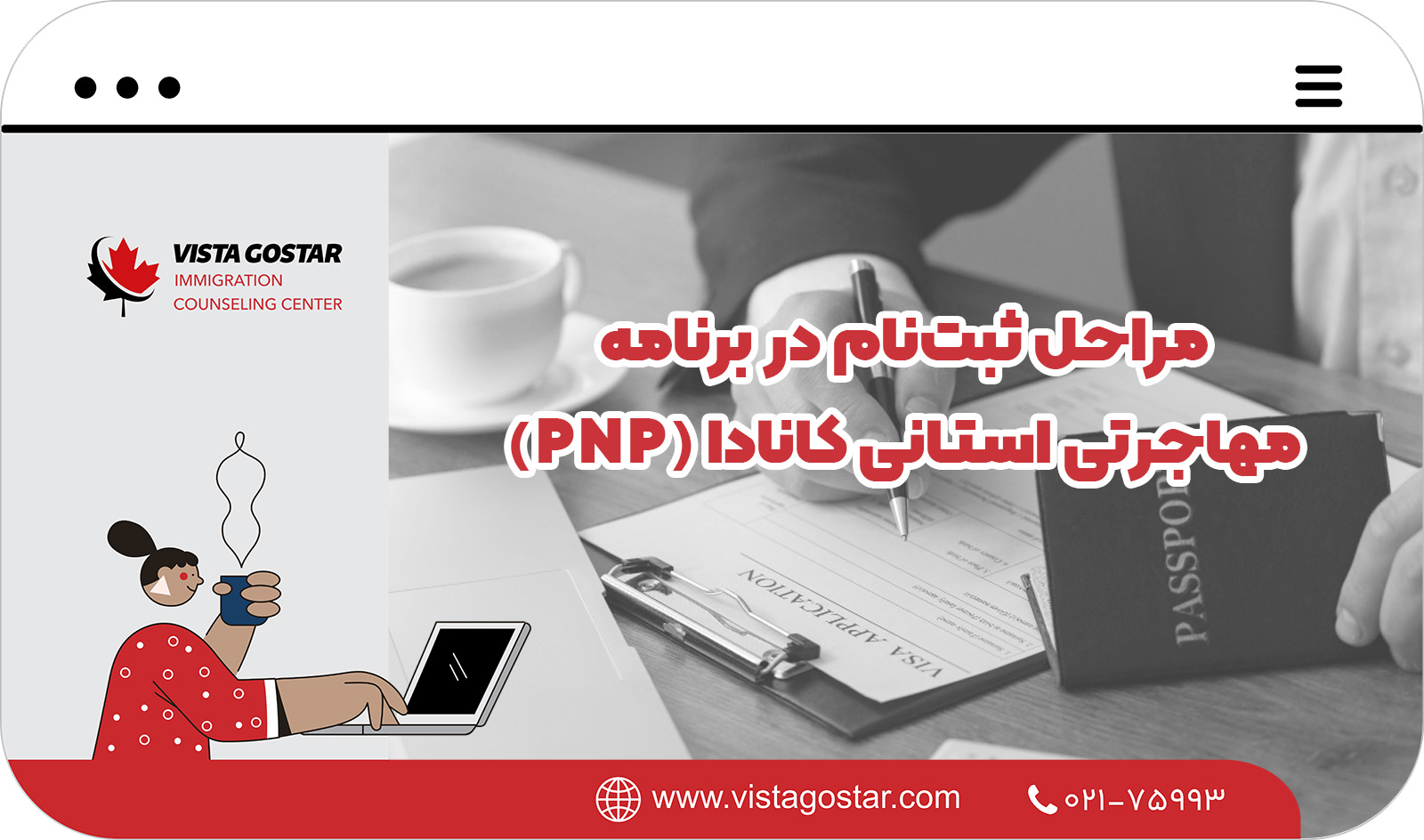 🛠️ مراحل ثبت‌نام در برنامه مهاجرتی استانی کانادا (PNP)